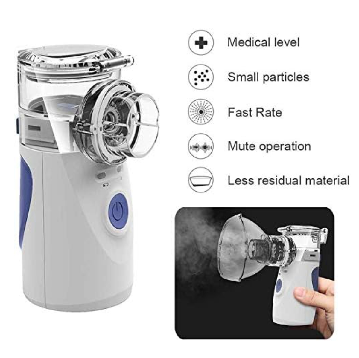 Inhalador nebulizador adultos niños Asma